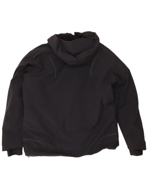 Vision Veste de pluie à capuche pour homme UK 40 Large Bleu marine Polyamide