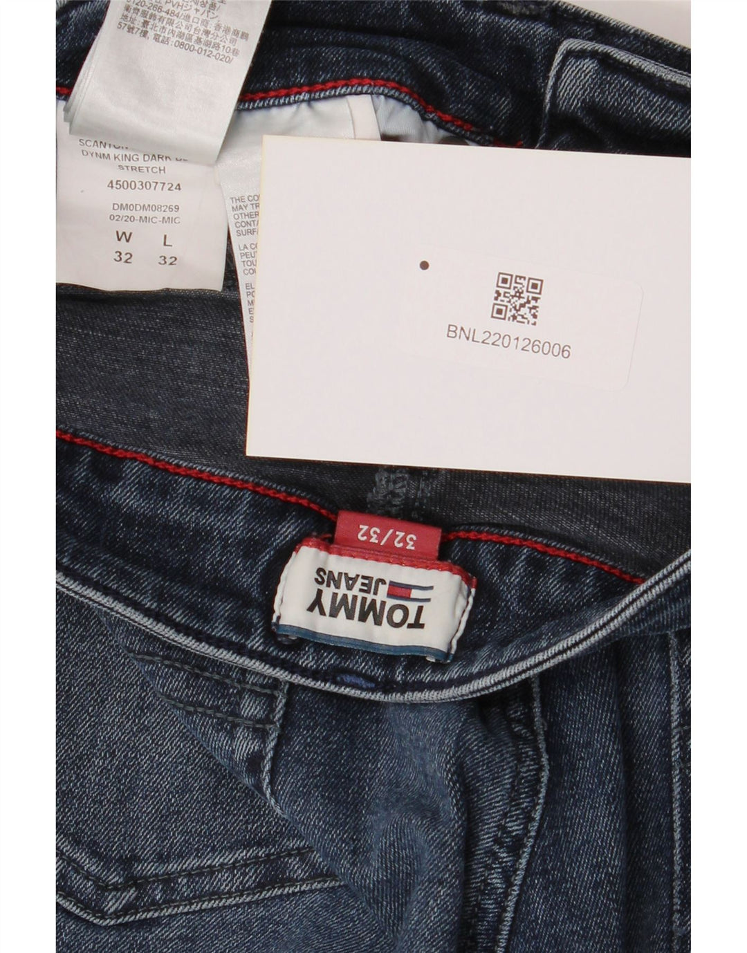 Tommy Hilfiger Jean Slim Homme W32 L32 Bleu