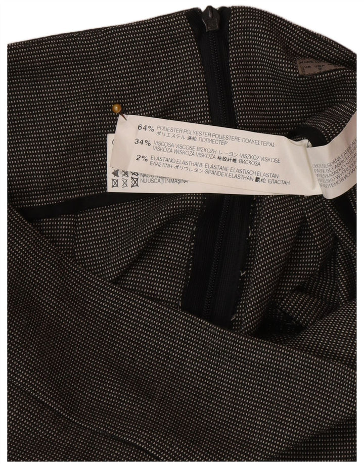 Jupe Crayon Femme Zara Petite W26 Polyester Taché Gris