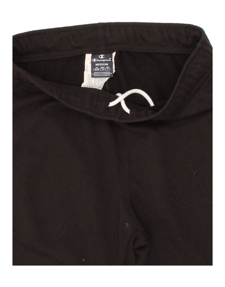 CHAMPION Womens Tracksuit Trousers UK 14 Medium Black Cotton Vintage Champion and Second-Hand Champion from Messina Hembry 