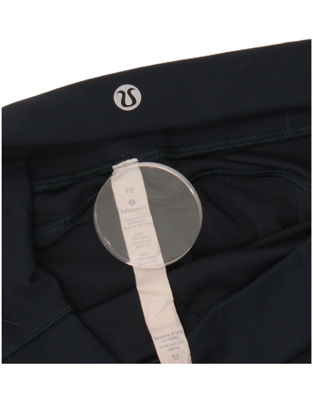 LULULEMON Leggings pour femmes US 10 Large Nylon bleu marine