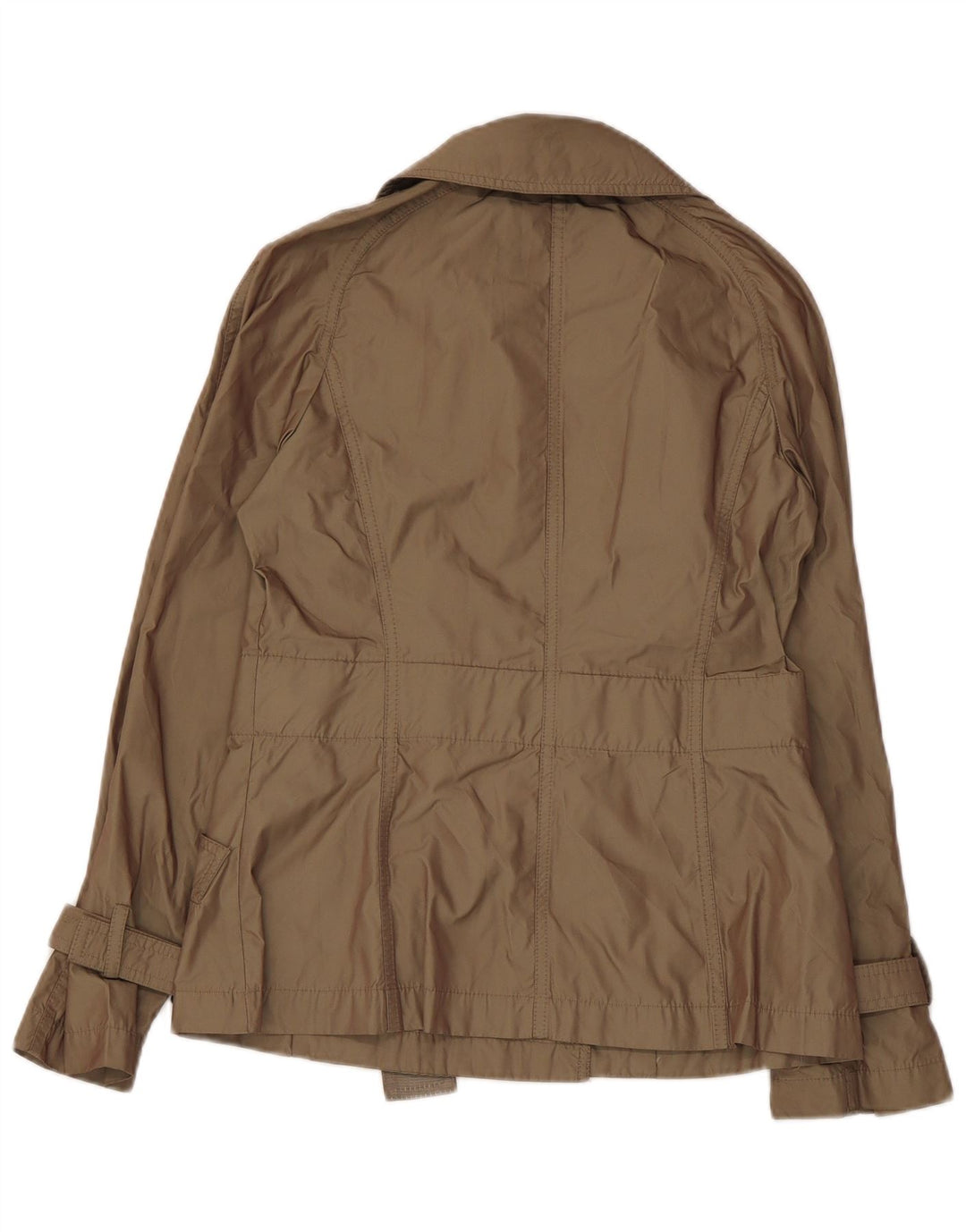 Zara Femme Trench Court UK 10 Petit Kaki Polyester
