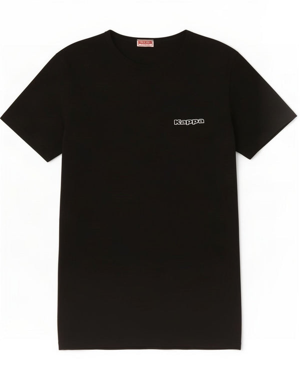 Kappa T-Shirt Homme Haut Large Noir Coton