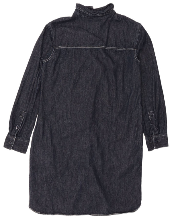 Lee Robe chemise en jean pour femme UK 44 Bleu marine moyen en coton