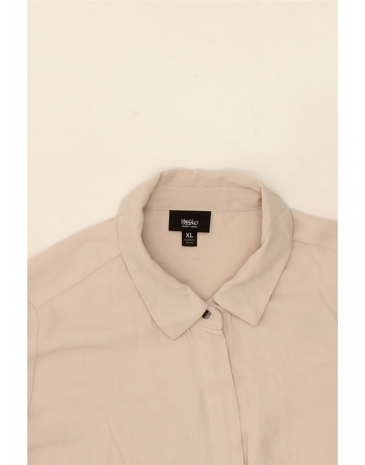 MOSSIMO Womens Shirt Blouse UK 18 XL Beige Polyester Vintage Mossimo and Second-Hand Mossimo from Messina Hembry 