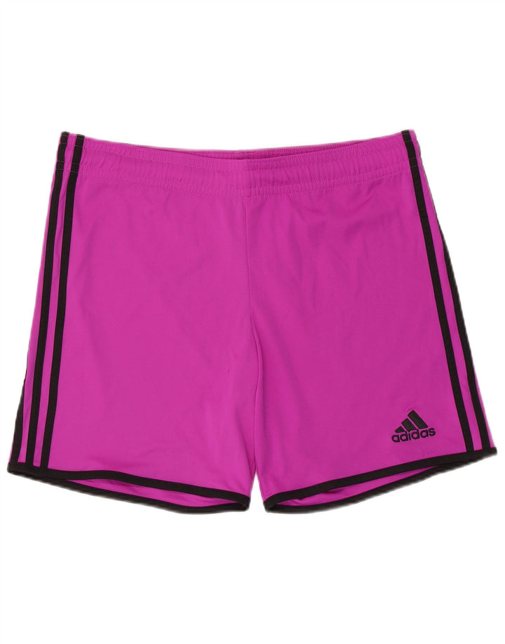 Adidas Short de sport Climalite pour homme, petit, violet, polyester