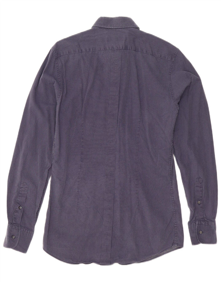 Chemise Reiss Homme Small Bleu Marine À Pois