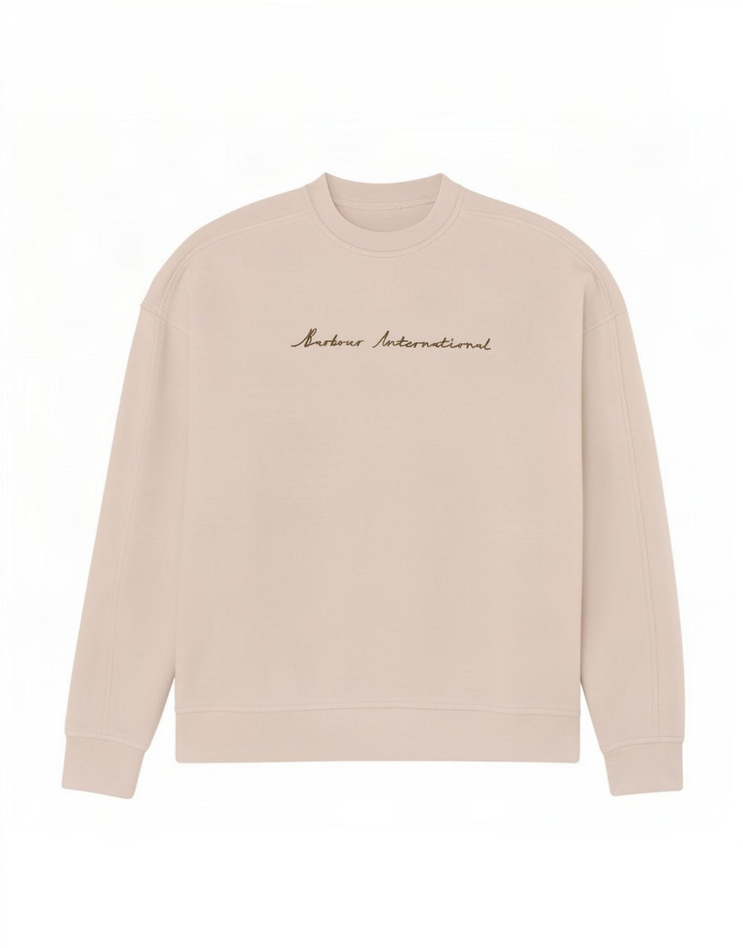 Barbour Sweat-shirt surdimensionné graphique pour femme UK 10 petit coton blanc