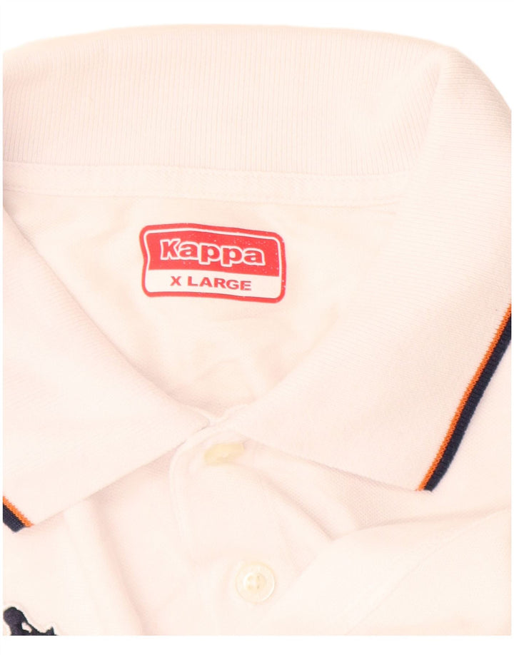 Kappa Polo Homme XL Blanc