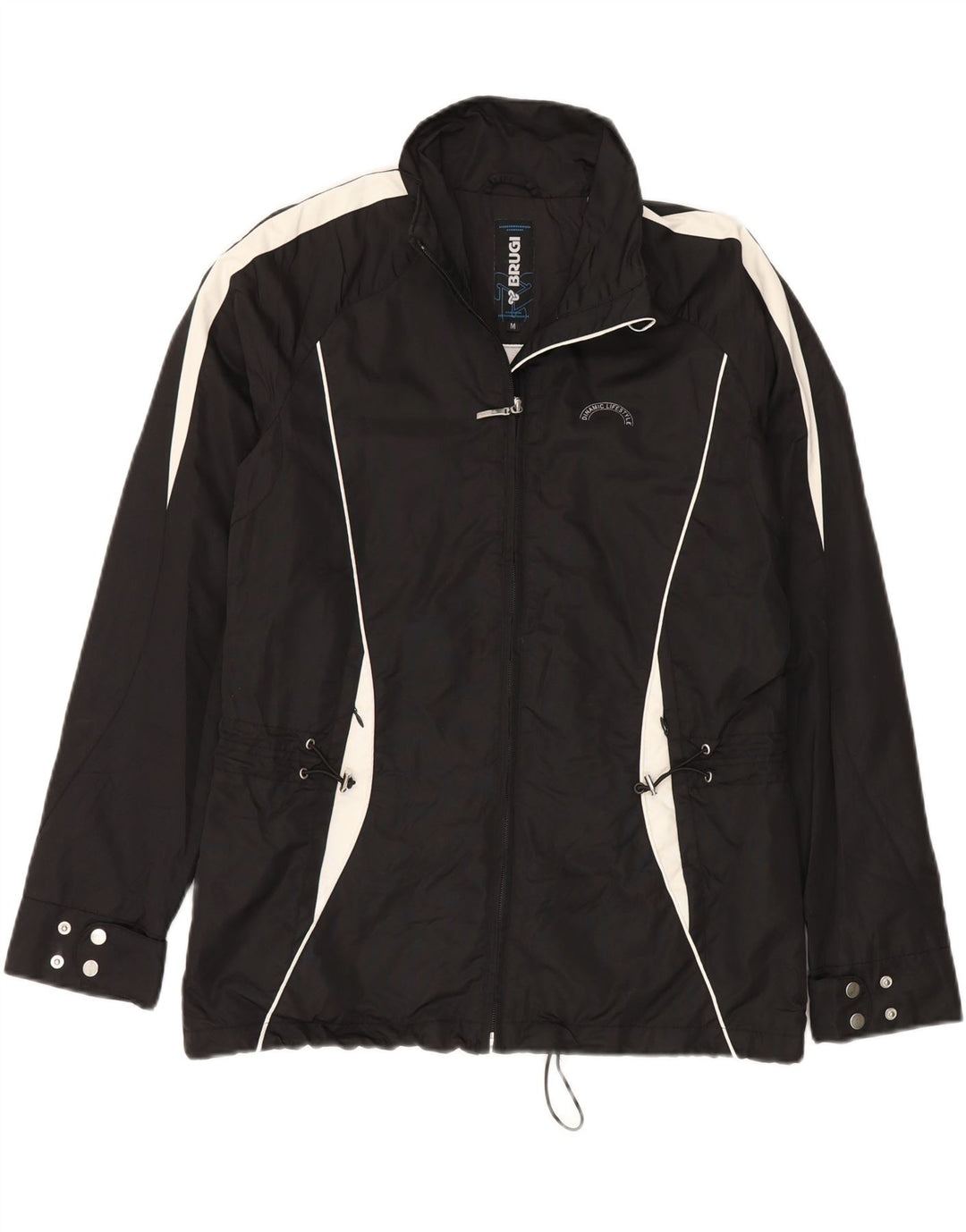 Brugi Veste de Pluie Homme UK 38 Medium Noir Colourblock Polyamide