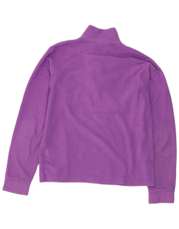 Mountain Warehouse Pull Polaire à Col Zippé Fille 12-13 Ans Violet