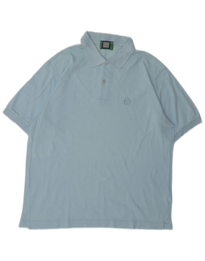 Sergio Tacchini Polo Homme IT 50 Bleu Moyen Coton