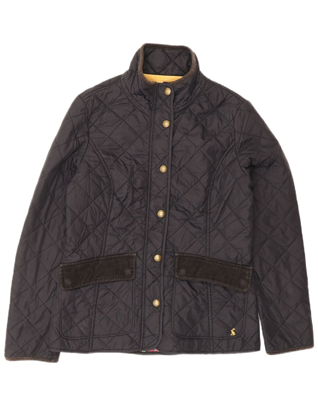 JOULES Veste matelassée pour femme UK 12 Medium Noir Polyamide