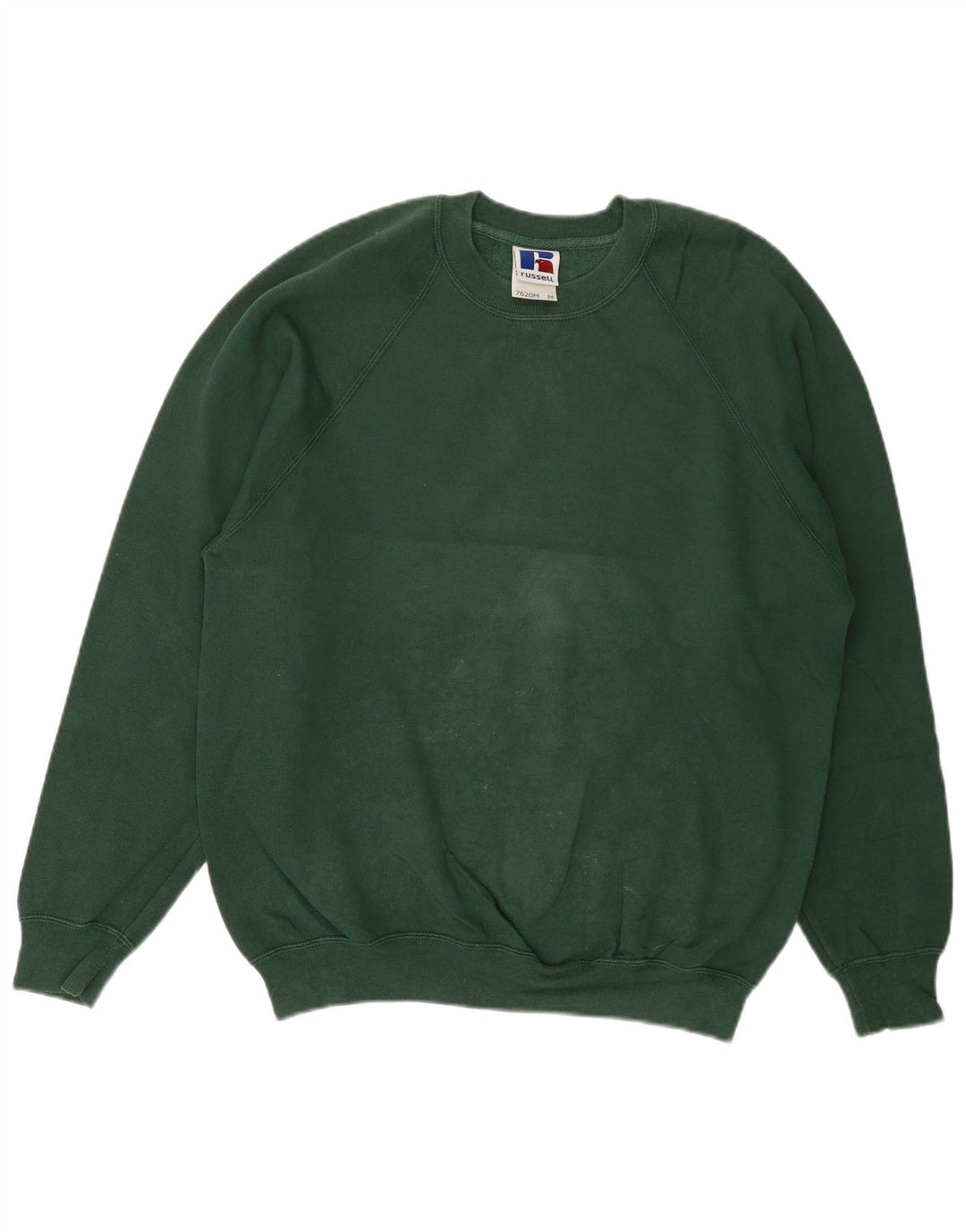 RUSSELL ATHLETIC Sweat-Shirt Homme Vert Moyen Coton
