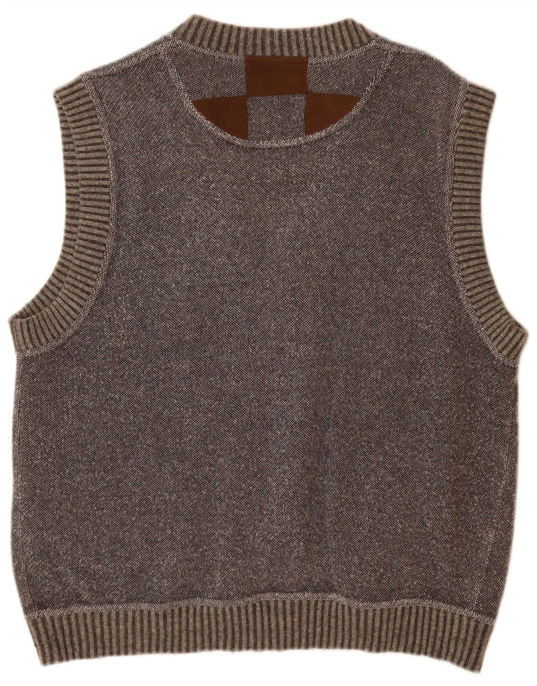 ST. GERMAIN Pull Cardigan Sans Manches Homme Gris Moyen