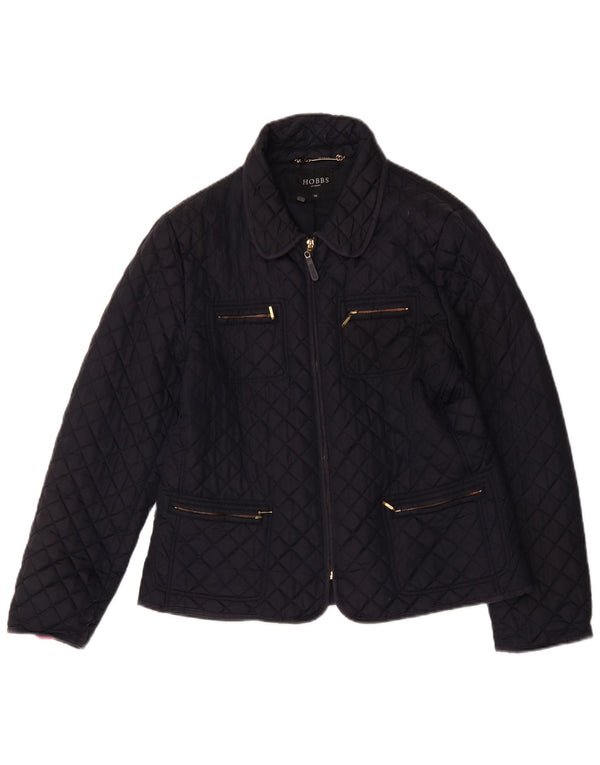 Hobbs Veste matelassée pour femme UK 14 Large Noir Nylon