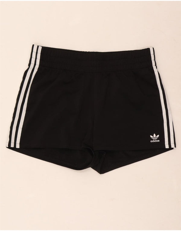 Adidas Short de sport pour femme UK 14 Medium Noir Polyester