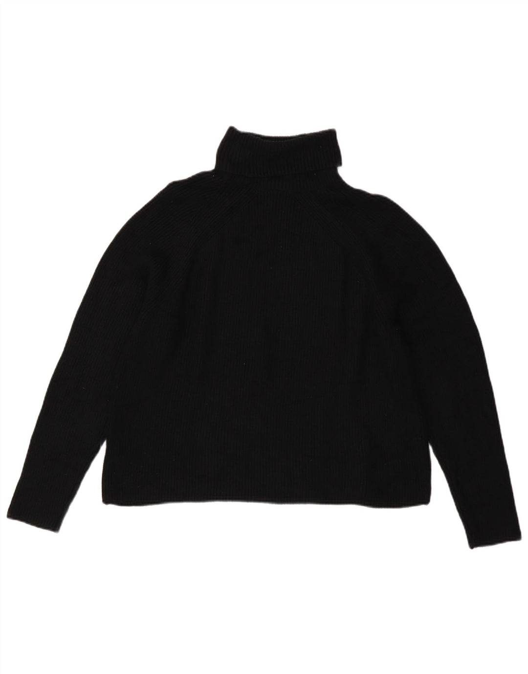 Marks & Spencer Pull col roulé pour femme UK 16 Large Noir Viscose