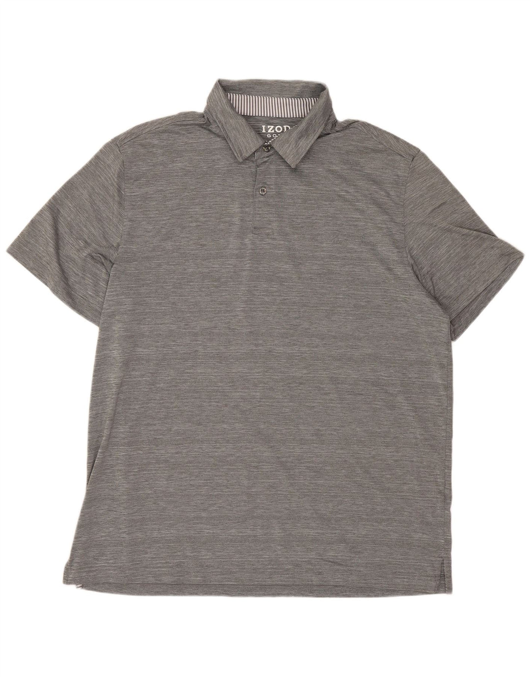 IZOD Polo de Golf Homme Grand Gris Moucheté