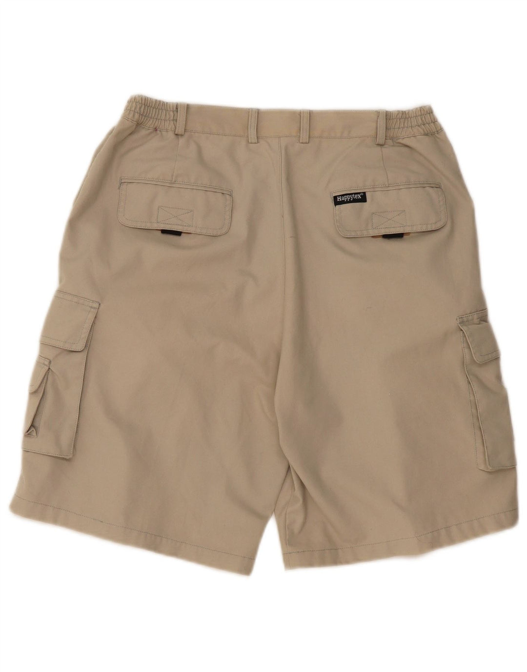 VINTAGE Mens Cargo Shorts Medium W30  Beige Cotton