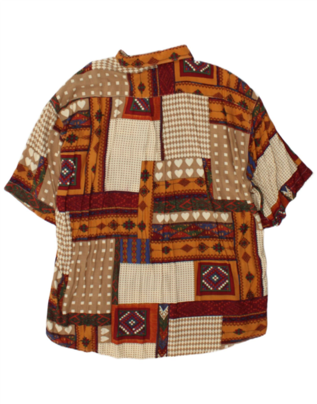Tipo' S Chemise Manches Courtes Homme XL Patchwork Multicolore