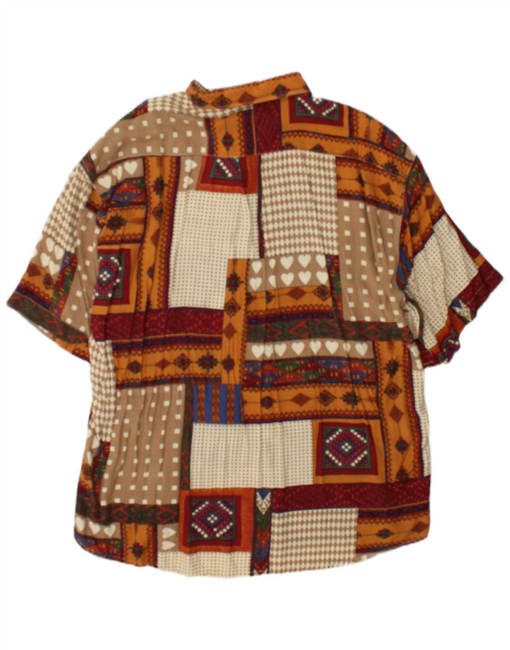 Tipo' S Chemise Manches Courtes Homme XL Patchwork Multicolore