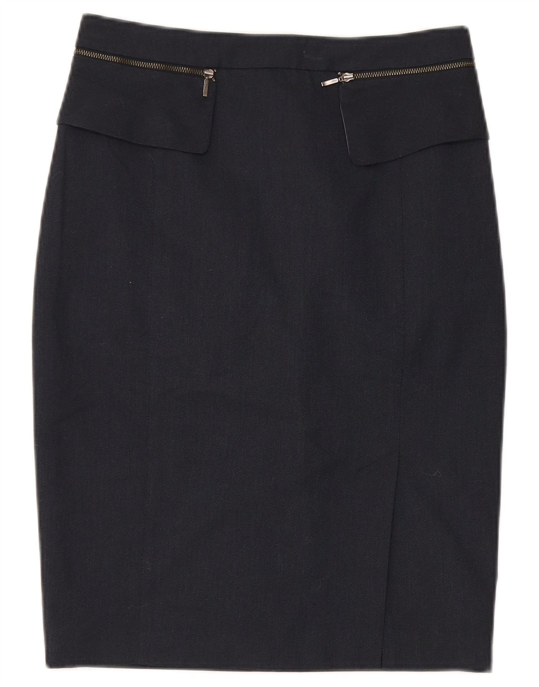 Oasis Jupe crayon femme UK 10 Small W28 Bleu marine Polyester
