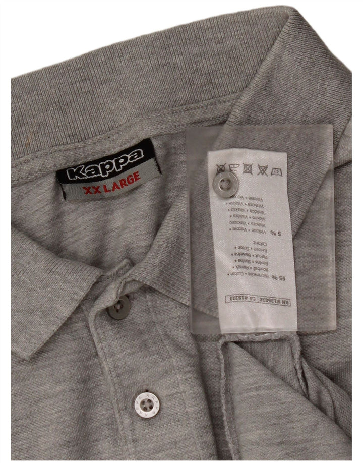 KAPPA Polo Homme 2XL Gris Coton