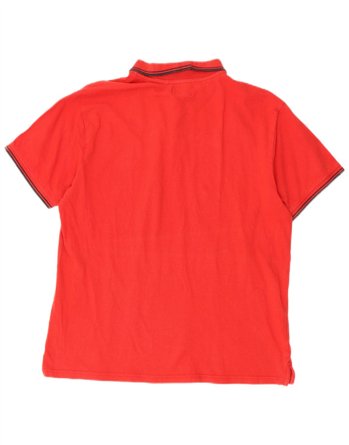 Coveri Polo Homme Rouge Moyen Coton