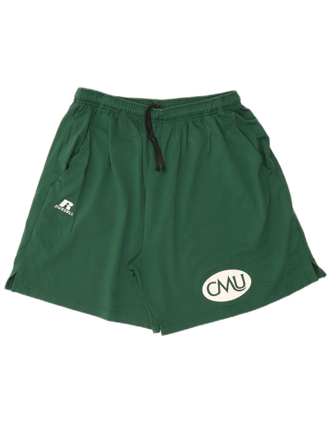 Russell Athletic Short de sport graphique pour homme XL Vert