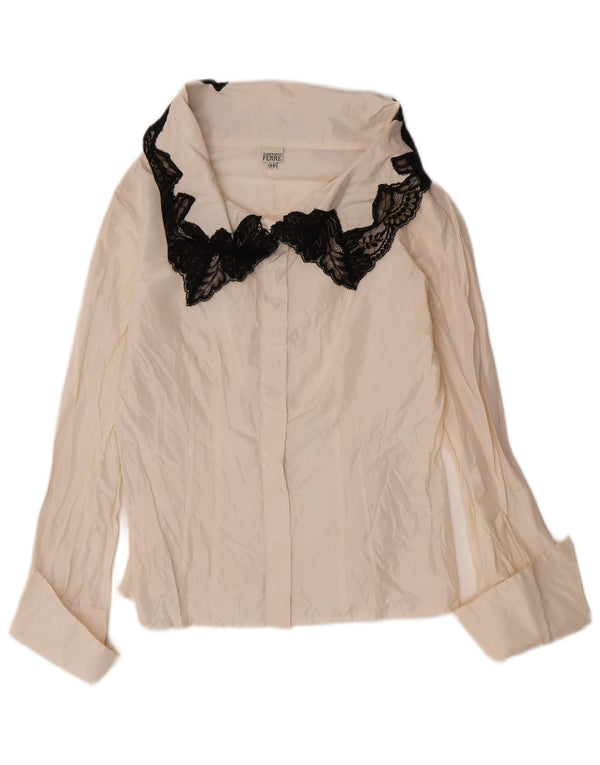Gianfranco Ferre Chemisier Femme IT 44 Medium Off White Floral