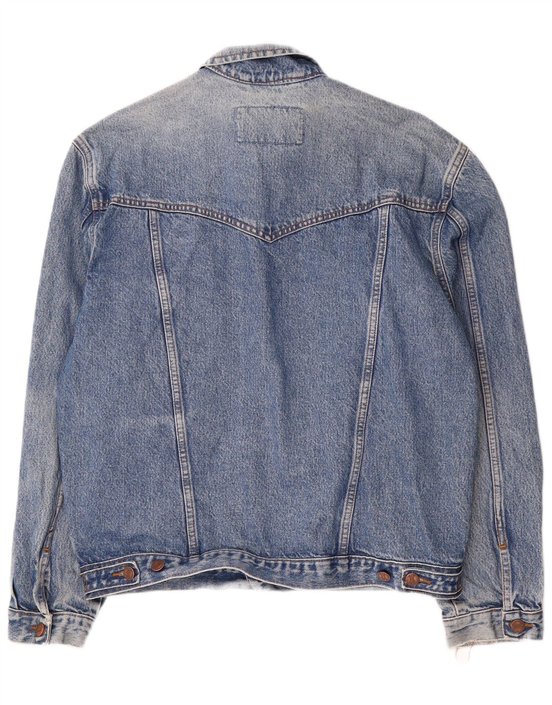 WRANGLER Veste en jean pour homme UK 40 Large Bleu Coton