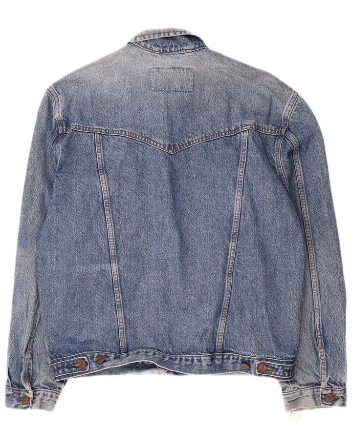 WRANGLER Veste en jean pour homme UK 40 Large Bleu Coton