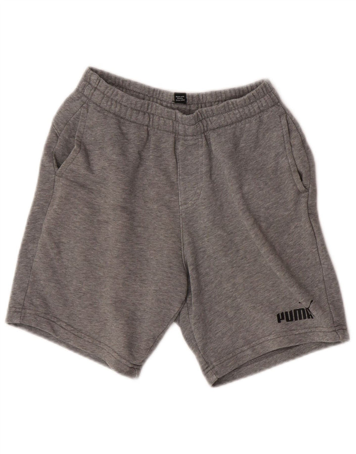Puma Short de sport garçon 11-12 ans gris