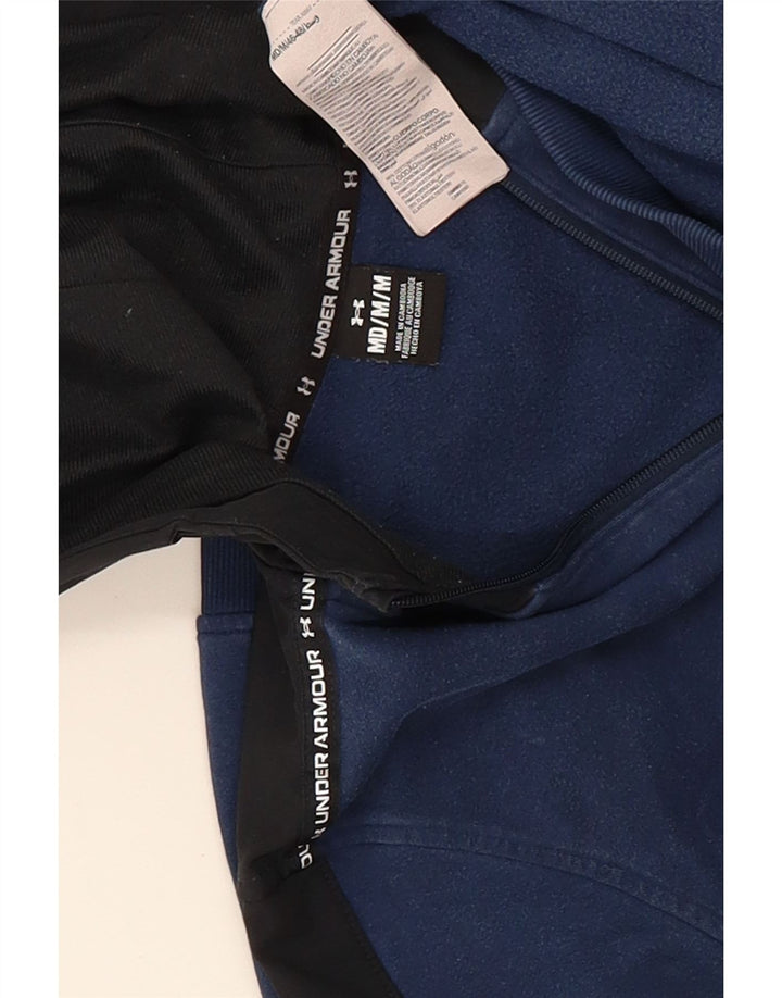 Under Armour Pull à Capuche Graphique Homme Bleu Marine Colorblock