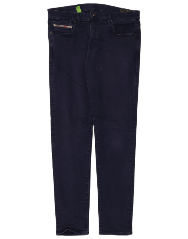 Diesel Jean Slim Homme W34 L34 Bleu Marine Coton