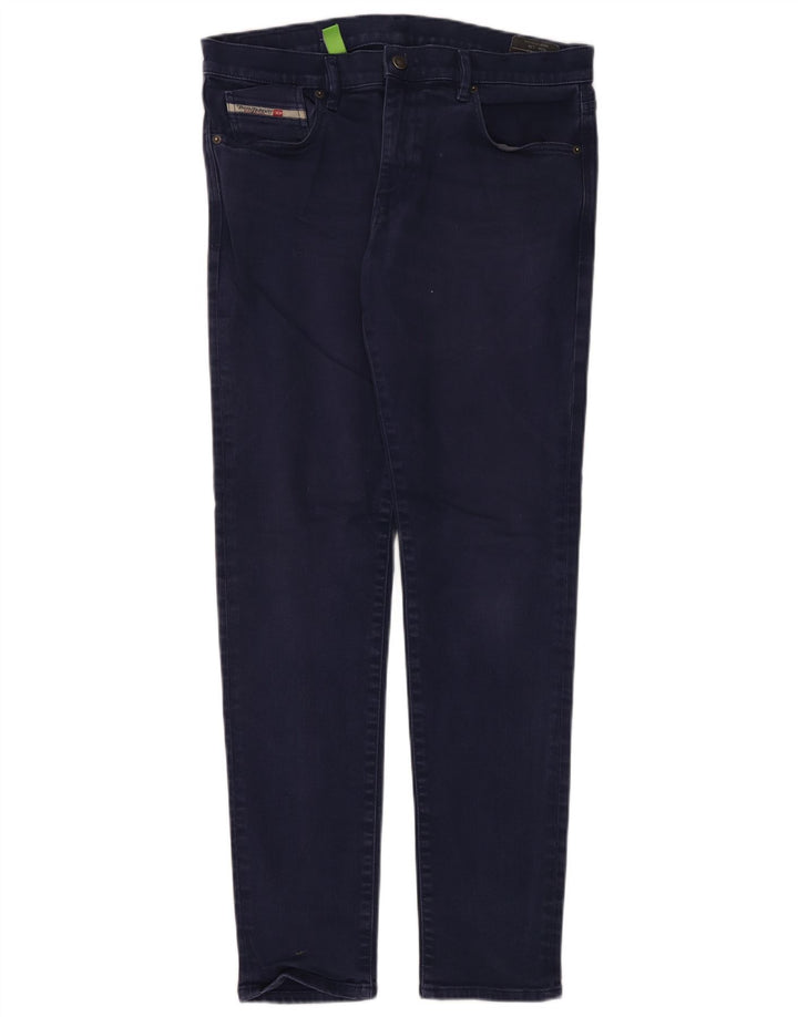 Diesel Jean Slim Homme W34 L34 Bleu Marine Coton