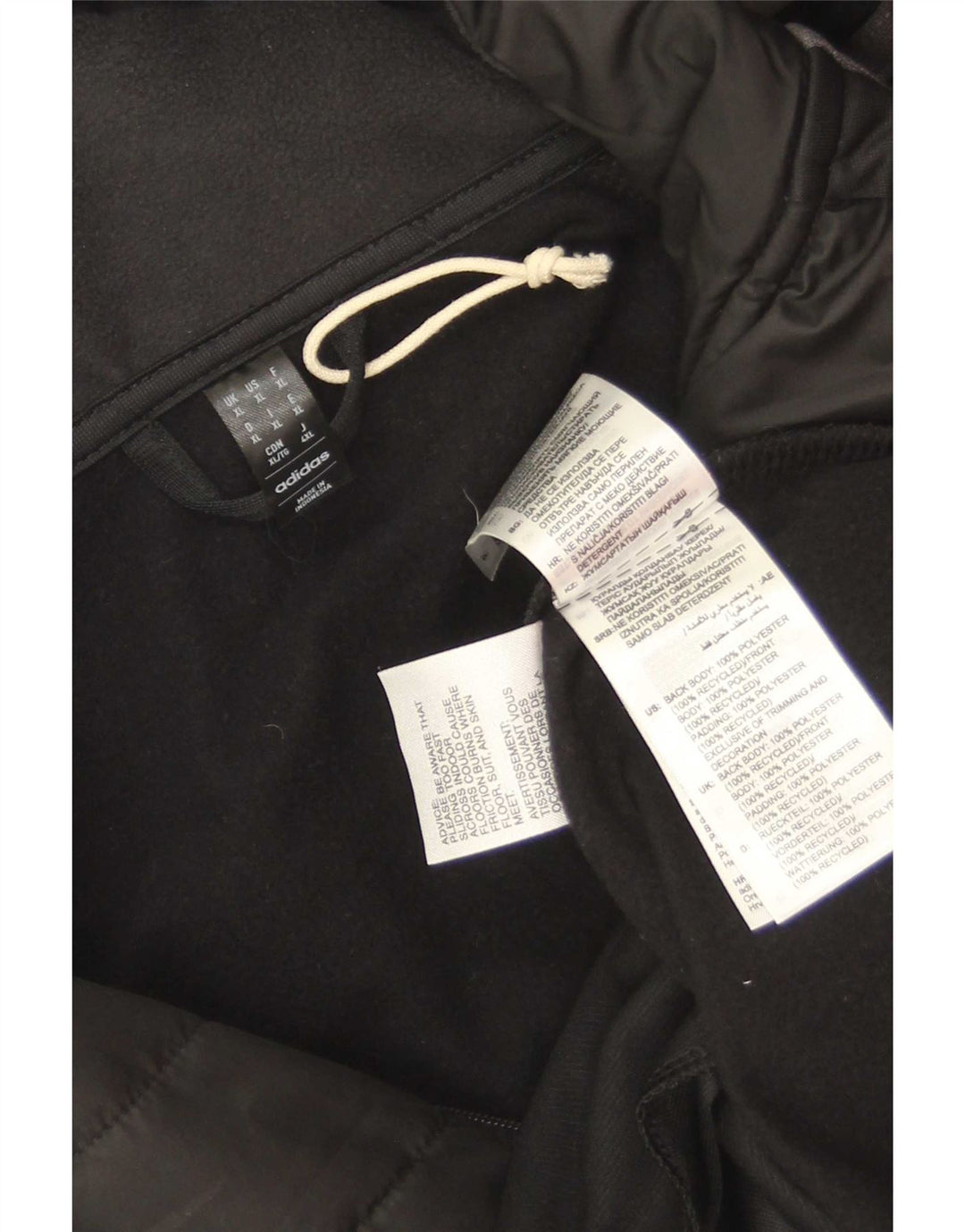 Adidas Hommes Aeroready Zip Neck Survêtement Top Veste XL Noir Polyester