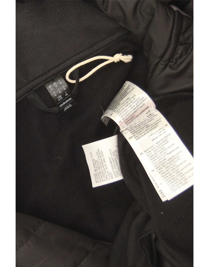 Adidas Hommes Aeroready Zip Neck Survêtement Top Veste XL Noir Polyester