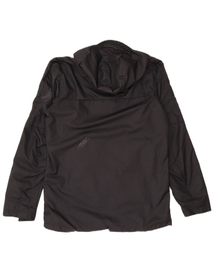 Veste de pluie à capuche Nike Dri Fit pour hommes UK 38 Polyester noir moyen