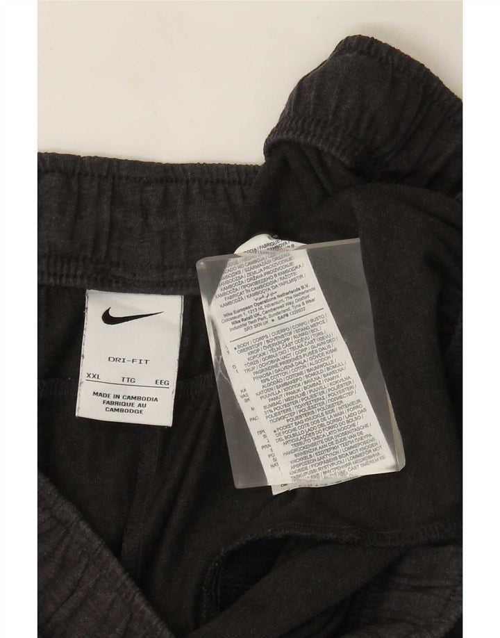 Nike Short de sport Dri Fit pour homme en coton gris 2XL