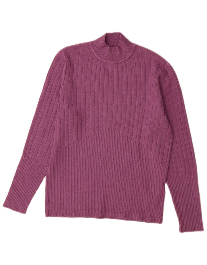 Marks & Spencer Pull col roulé pour femme UK 14 Large Violet