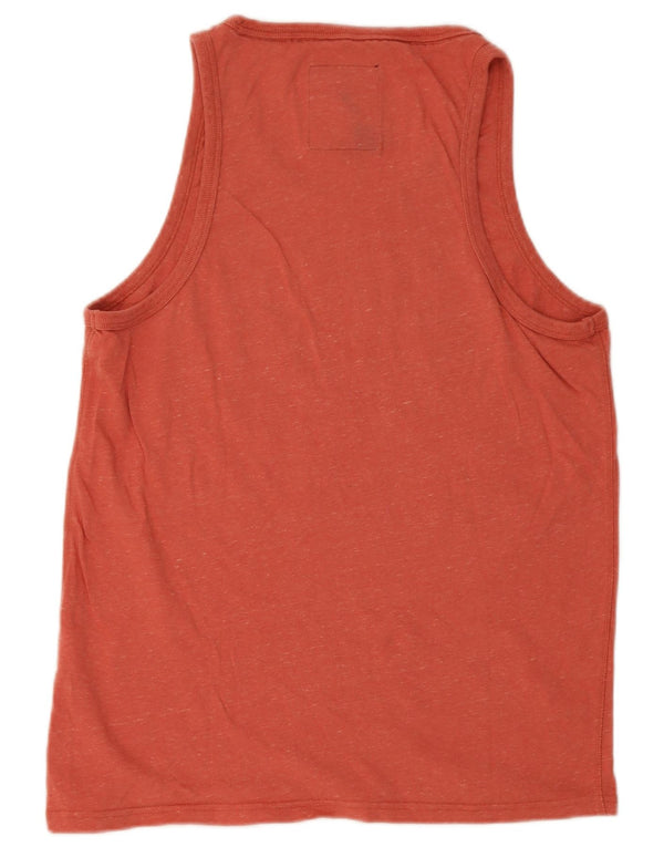 Superdry Débardeur Graphic XL Homme Rose Moucheté Coton