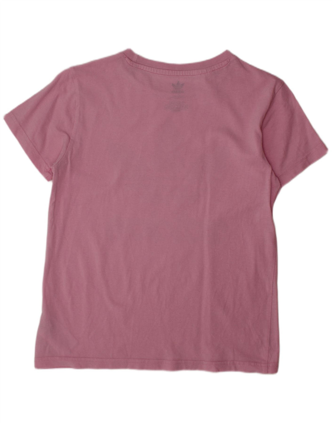 ADIDAS T-Shirt Graphique Fille 9-10 Ans Rose Coton