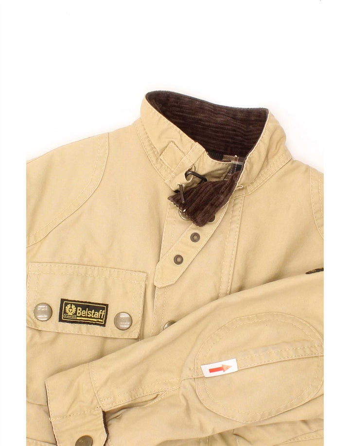 Belstaff Veste utilitaire pour garçon 3-4 ans en coton beige Biker