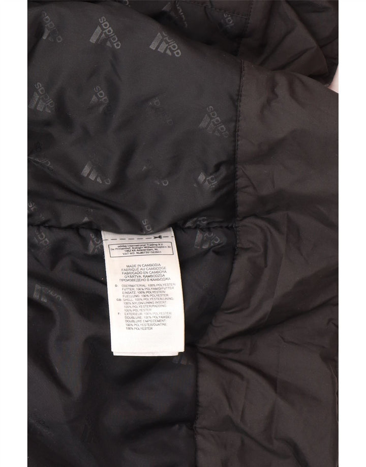 Adidas Manteau Coupe-Vent Graphique Garçon 13-14 Ans Noir Polyamide