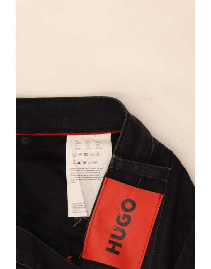 Hugo Boss Jean slim W33 L31 en coton noir pour homme