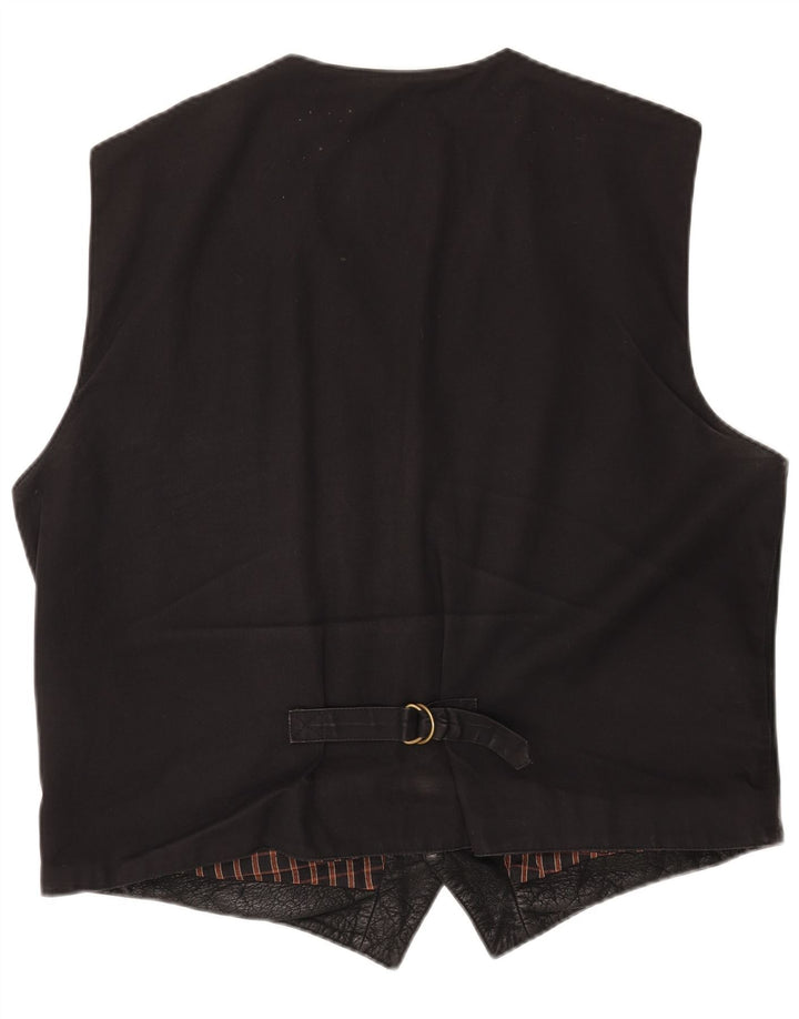 Hidepark Gilet en cuir pour homme 2XL Cuir noir