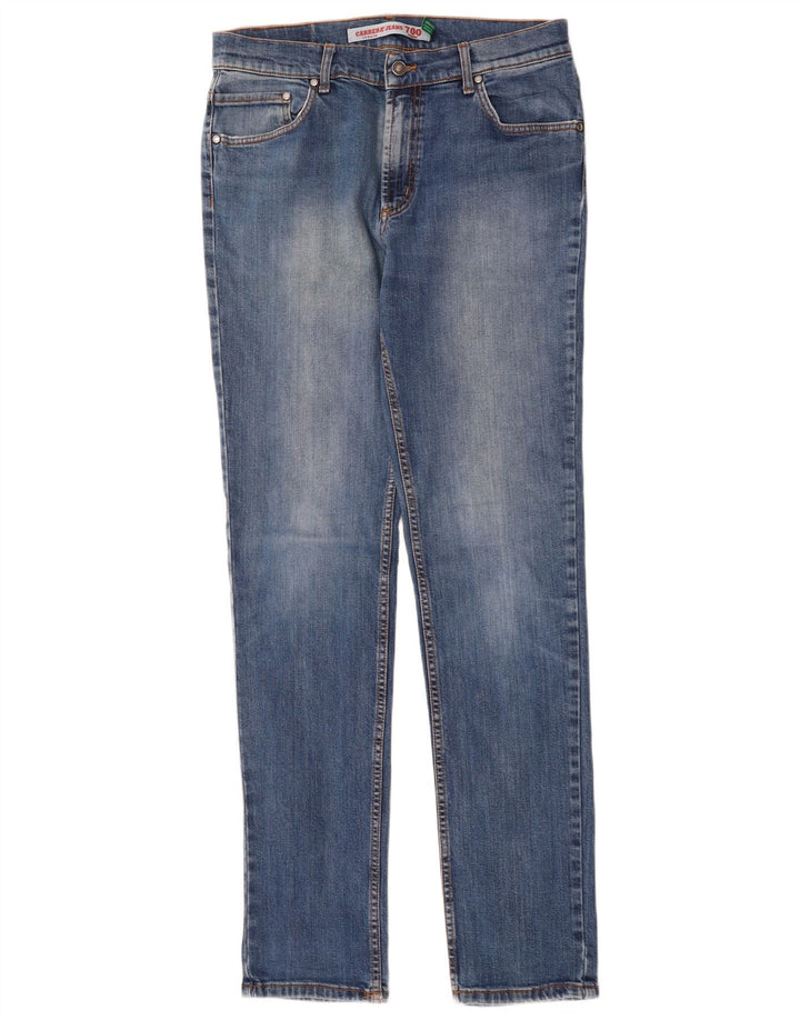 CARRERA Jean Droit 700 Homme IT 50 Large W34 L35 Bleu Coton