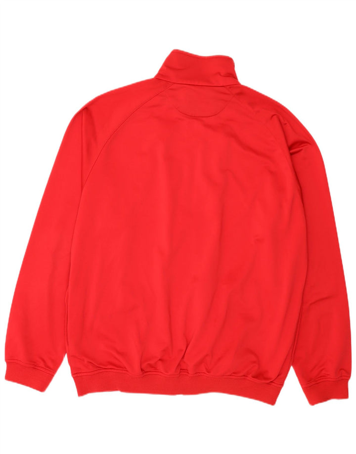 Kappa Veste de survêtement pour homme 2XL Rouge Polyester